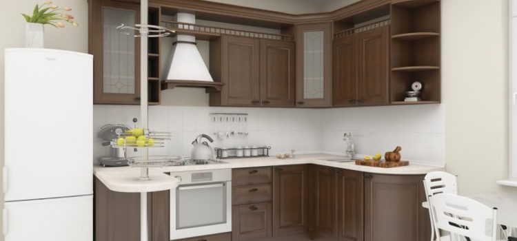 Фасады для кухни из натуральной древесины и МДФ